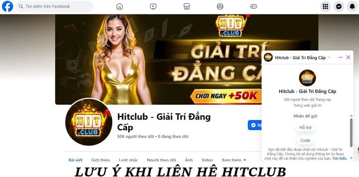 Một vài điều nên nhớ khi Liên hệ Hitclub